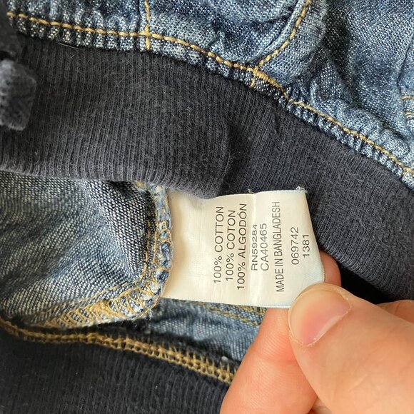 Est. 1989 12-18M Blue Denim Jeans 100% Cotton EUC Baby Neutral - Picture 7 of 12